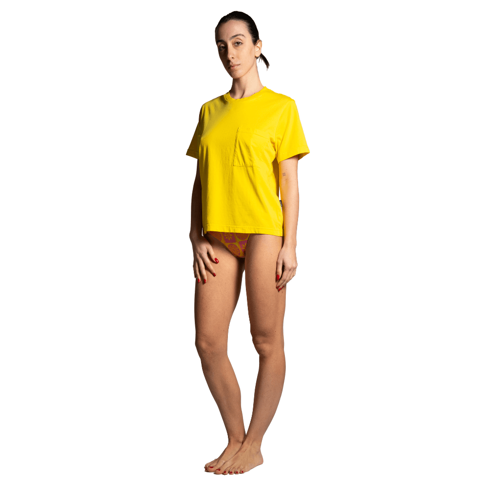 Seay / T-Shirt Gialla Symbols Affare Del Giorno