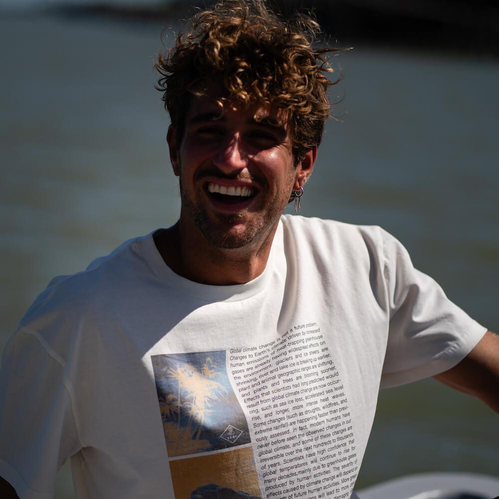Seay / T-Shirt Bianco Naturale Ikaika Offerta