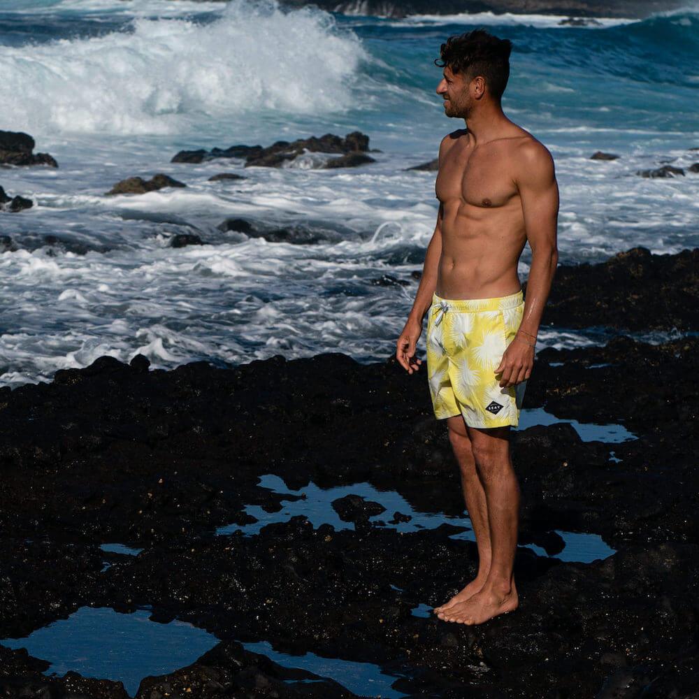 Seay / Swim Boxer Medio Giallo Soffioni 2025