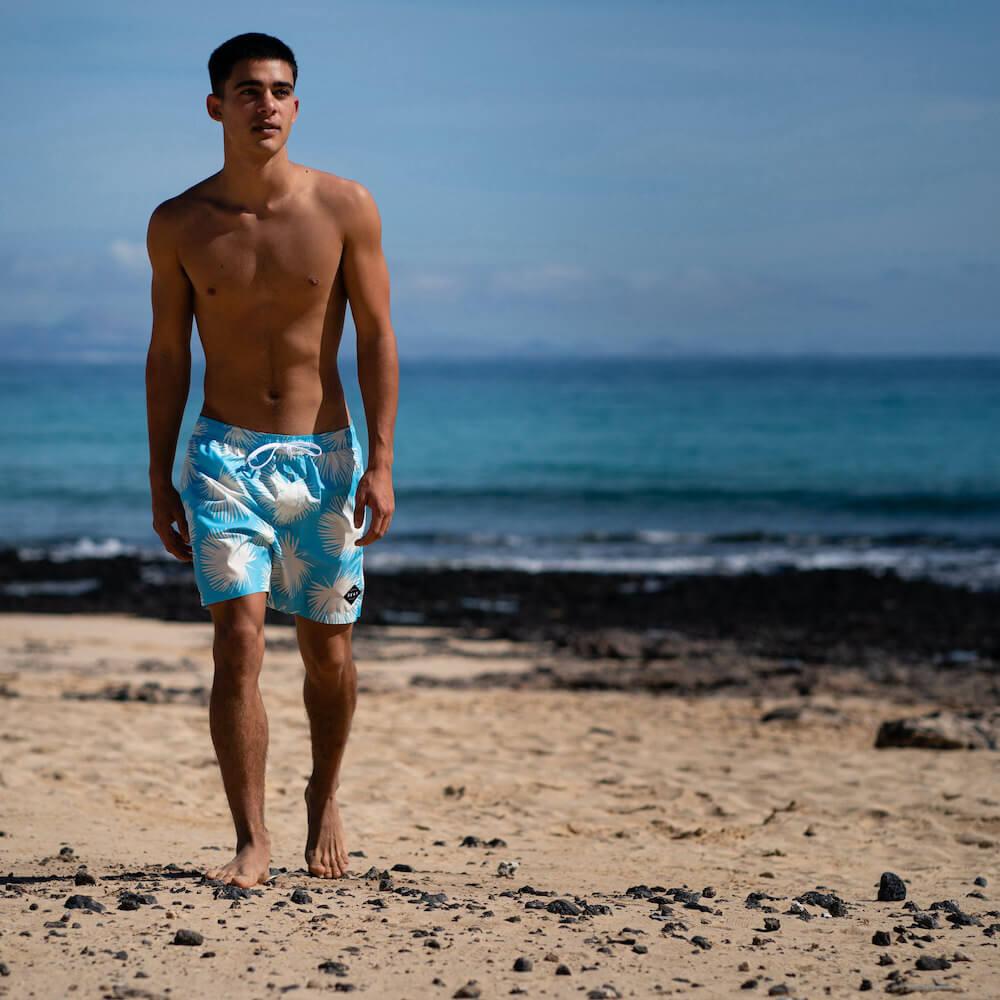 Seay / Swim Boxer Medio Azzurro Soffioni Italia