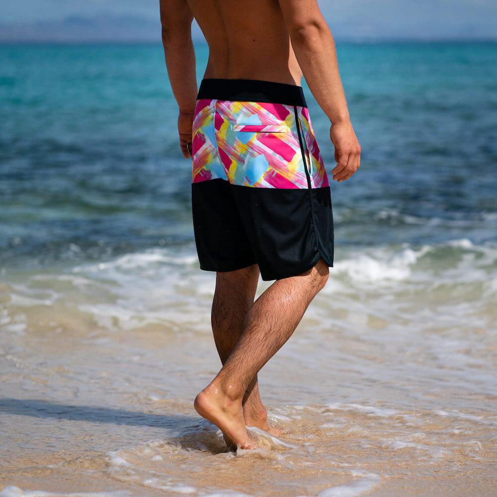 Seay / Boardshort Fucsia & Blu Alapai Spedizione Gratuita