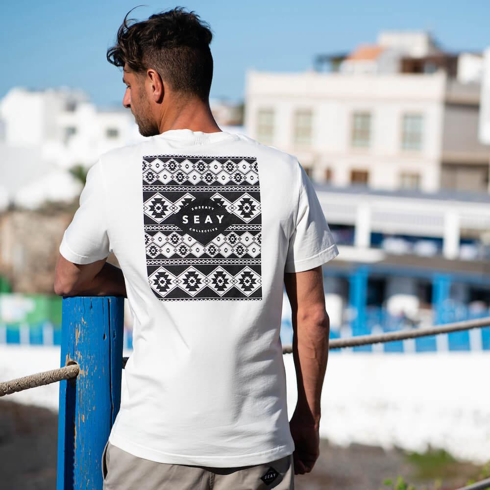 Seay / T-Shirt Bianco Naturale Kaleo Unisex Shopping Online