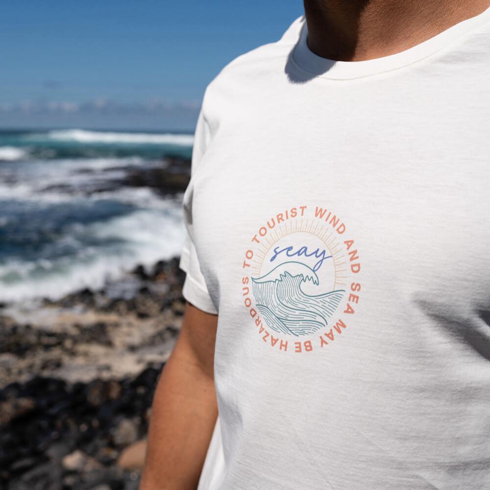 Seay / T-Shirt Bianco Naturale Kaleo Prezzo Ridotto