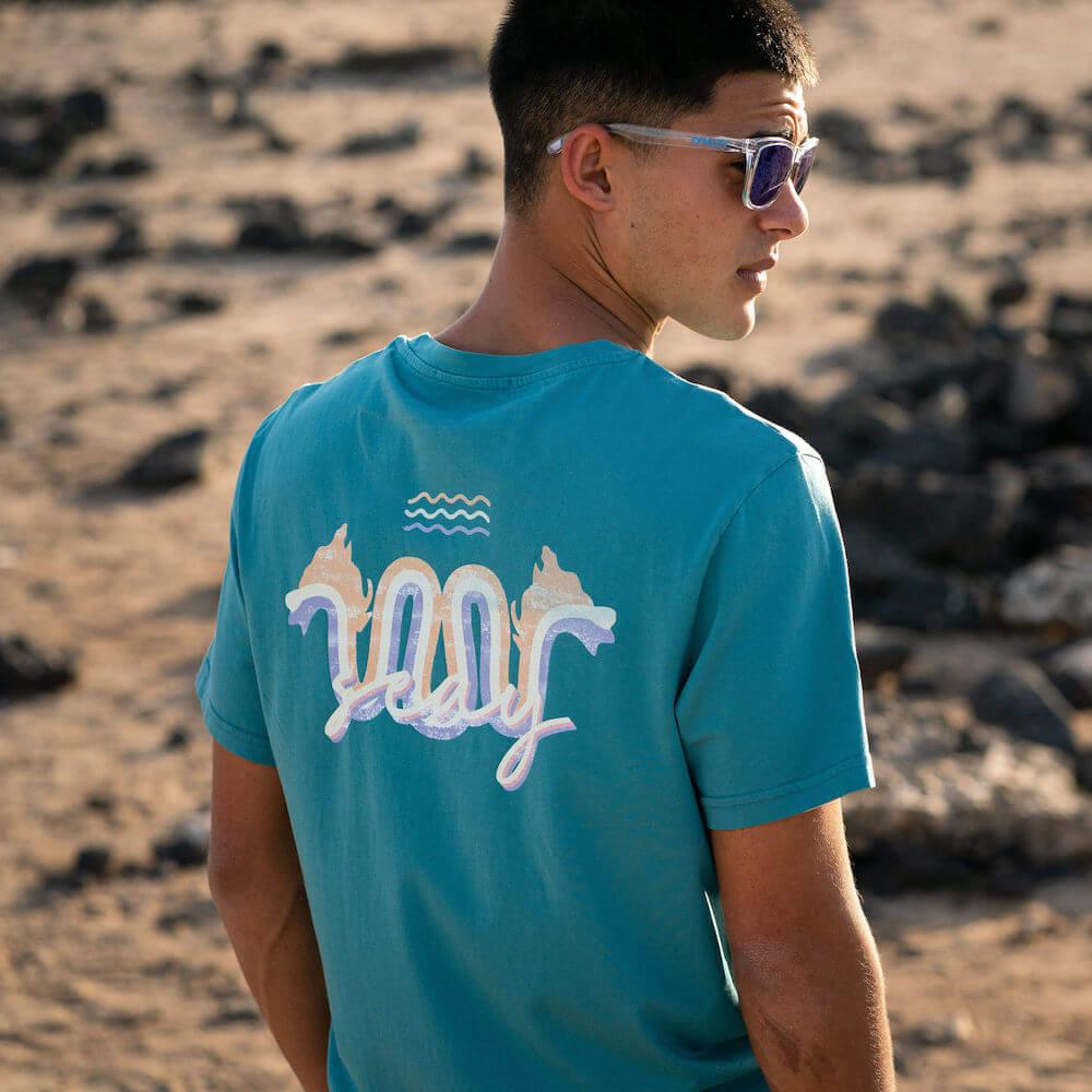 Seay / T-Shirt Verde Smeraldo Kaleo Convenienza