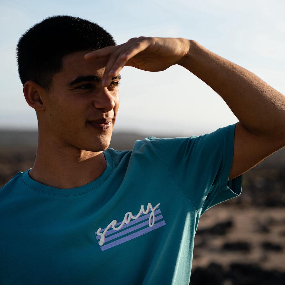 Seay / T-Shirt Verde Smeraldo Kaleo Convenienza