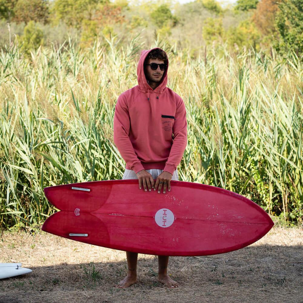 Seay Felpa con Cappuccio Coral Pezzi Unici