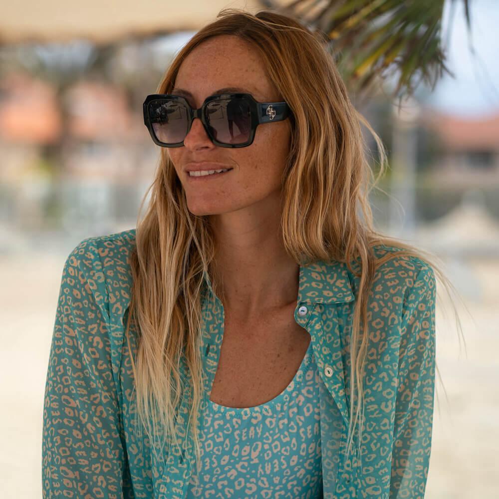 Seay Maxi Camicia Verde Acqua Pualani Negozi Online