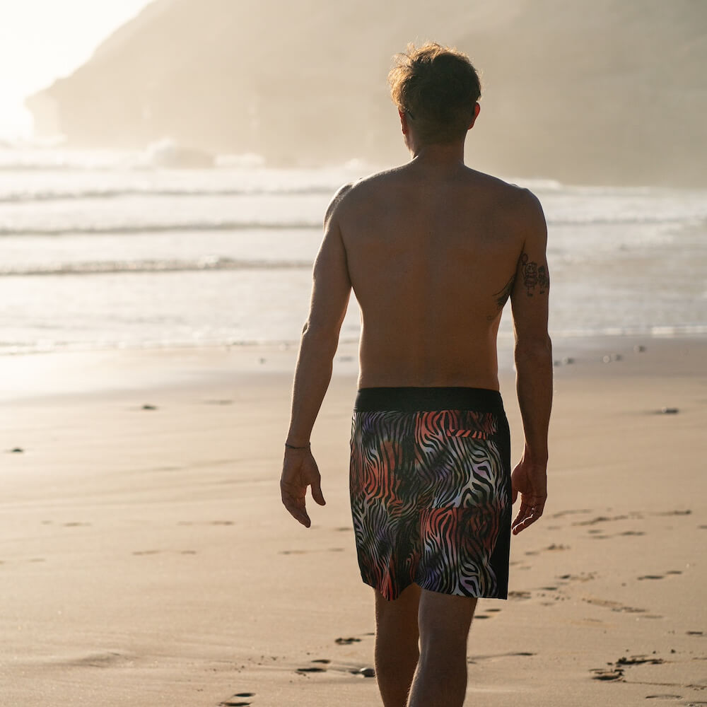 Seay / Boardshort Nero Zebra & Giraffa Latest fashion
