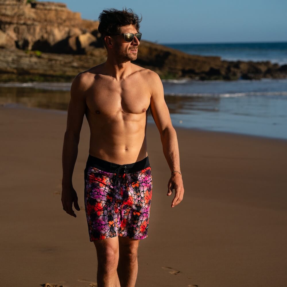 Seay / Boardshort Nero Zebra & Giraffa Latest fashion