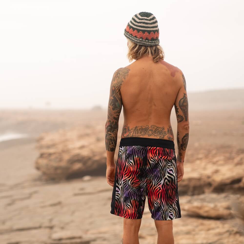 Seay / Boardshort Nero Zebra & Giraffa Latest fashion