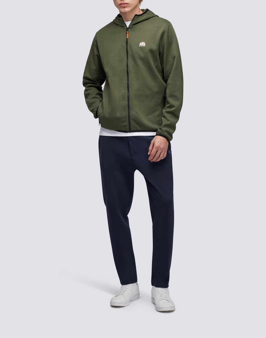 Sundek felpa full zip con cappuccio M411JHIL400-30201 In Saldo