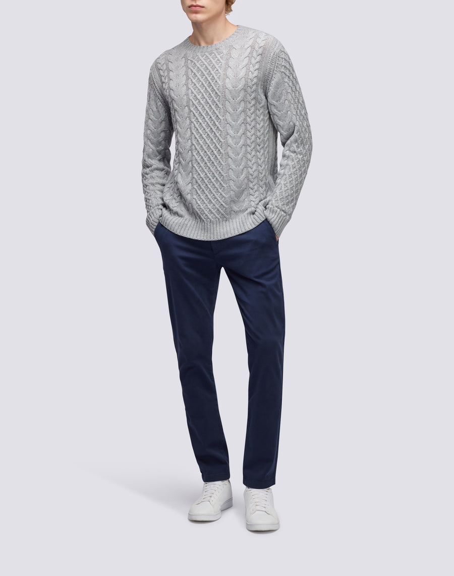 Sundek maglione a girocollo misto cashmere M354KIWS100-02900 Moda