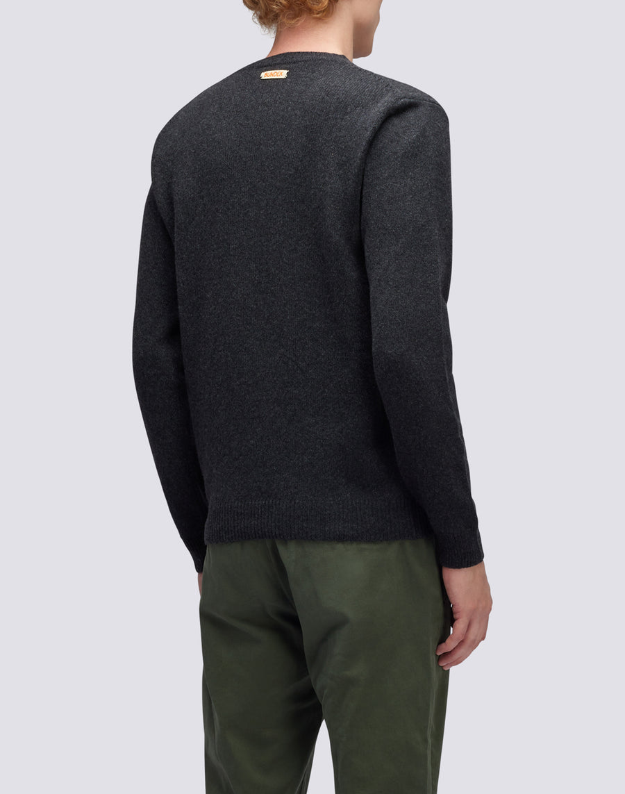 Sundek maglione a girocollo misto cashmere M352KIWS500-94400 Italia