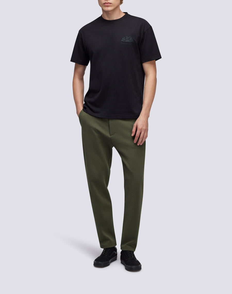 Sundek T-SHIRT GIROCOLLO CON LOGO RICAMATO M170TEJS700-00400 Nuovo