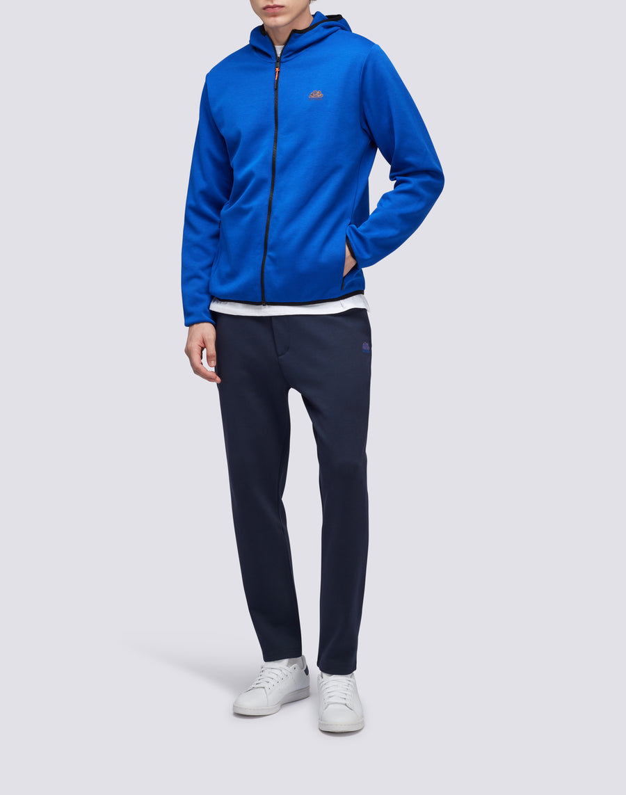 Sundek felpa full zip con cappuccio m411jhil400-00701 Negozi Online