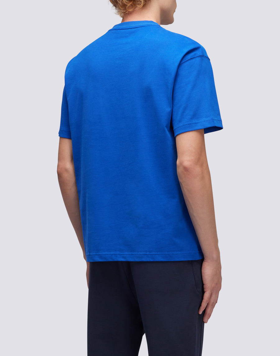 Sundek t-shirt girocollo in cotone con logo M667TEJS700-67501 Consegna Veloce