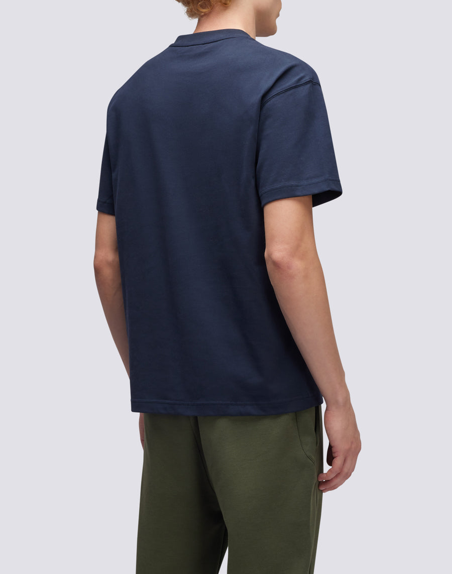 Sundek t-shirt girocollo in cotone con logo M667TEJS700-00701 Affare Del Giorno