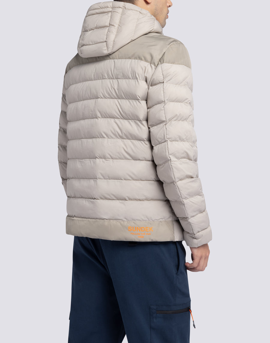 Sundek giacca trapuntata con cappuccio m998jkdp100-65201 Sottocosto