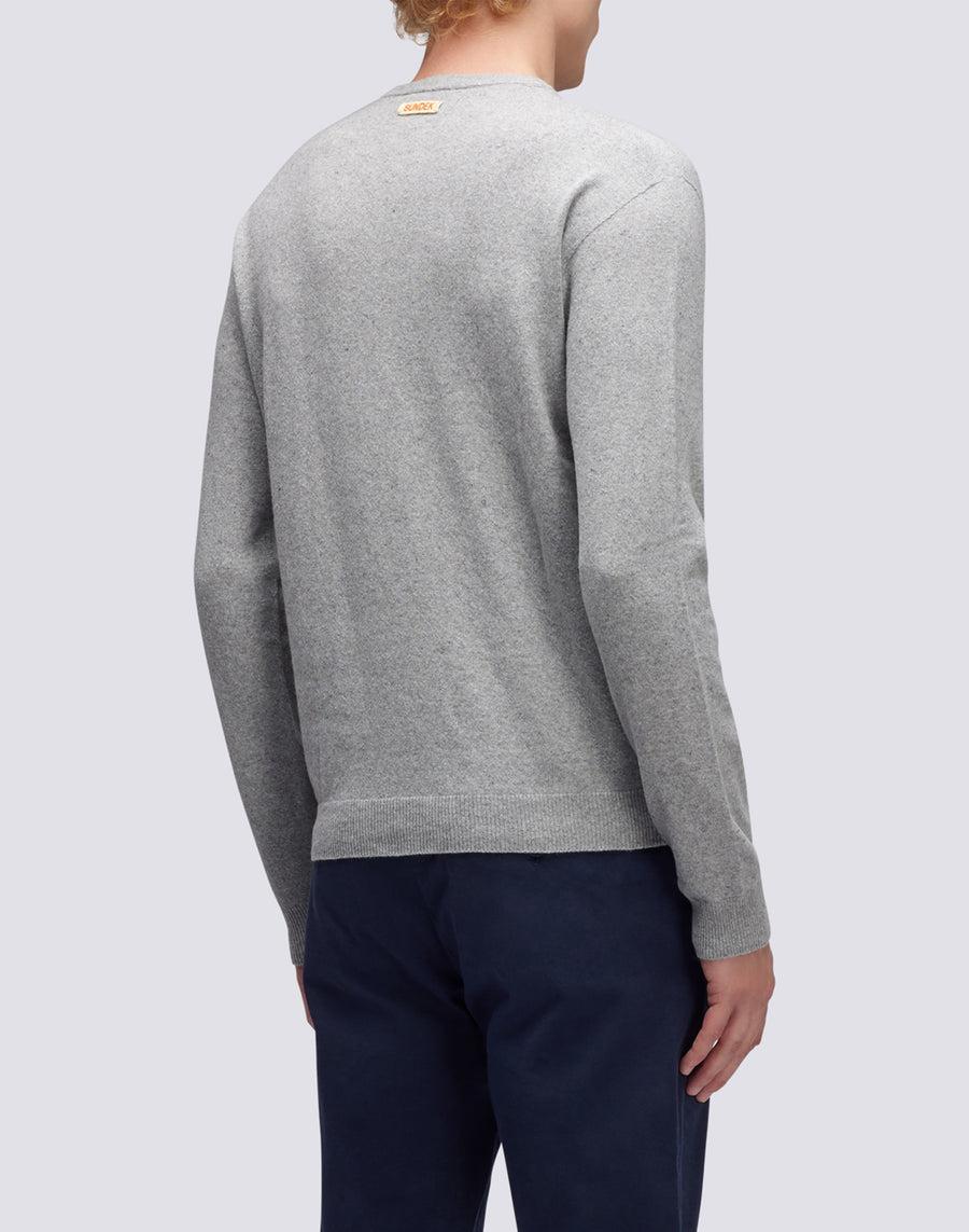Sundek maglione a girocollo misto cashmere M350KIWS500-02900 Convenienza