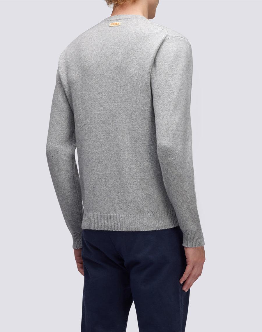 Sundek maglione a girocollo misto cashmere M352KIWS500-02900 Offerta