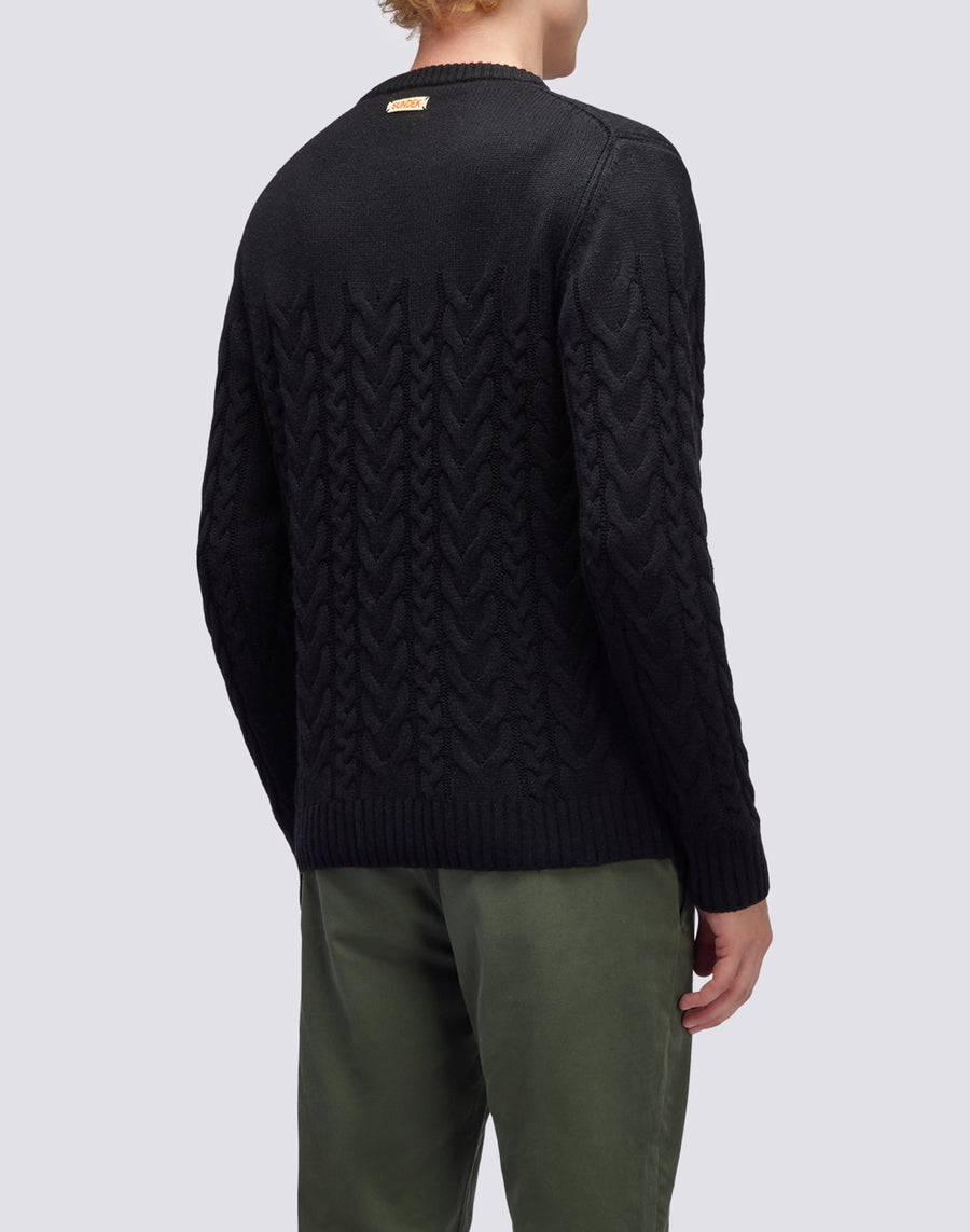 Sundek maglione a girocollo misto cashmere M355KIWS100-00400 Saldi