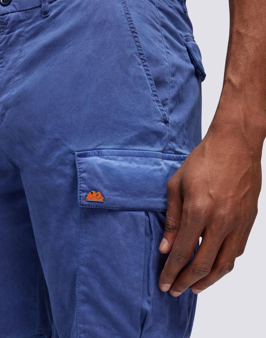 Sundek walkshort in twill di cotone m229wktw100-00700 Nuova