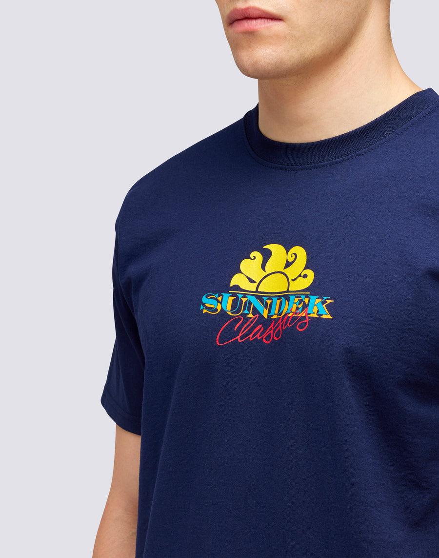 Sundek T-SHIRT HERITAGE PRINT m641tejy300-00700 Italia