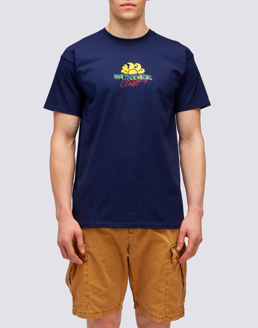Sundek T-SHIRT HERITAGE PRINT m641tejy300-00700 Italia