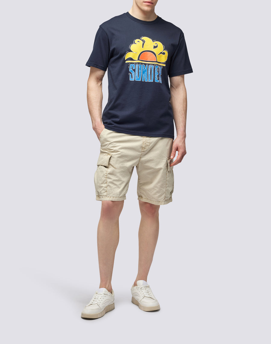 Sundek T-SHIRT SUNDEK LOGO m614tejr900-00701 Nuovo