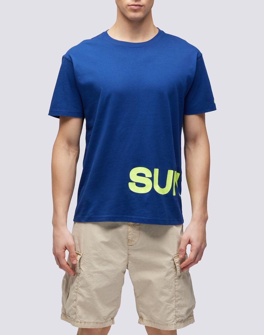 Sundek T-SHIRT LOGO BIG m608tej7800-a2501 Consegna Veloce