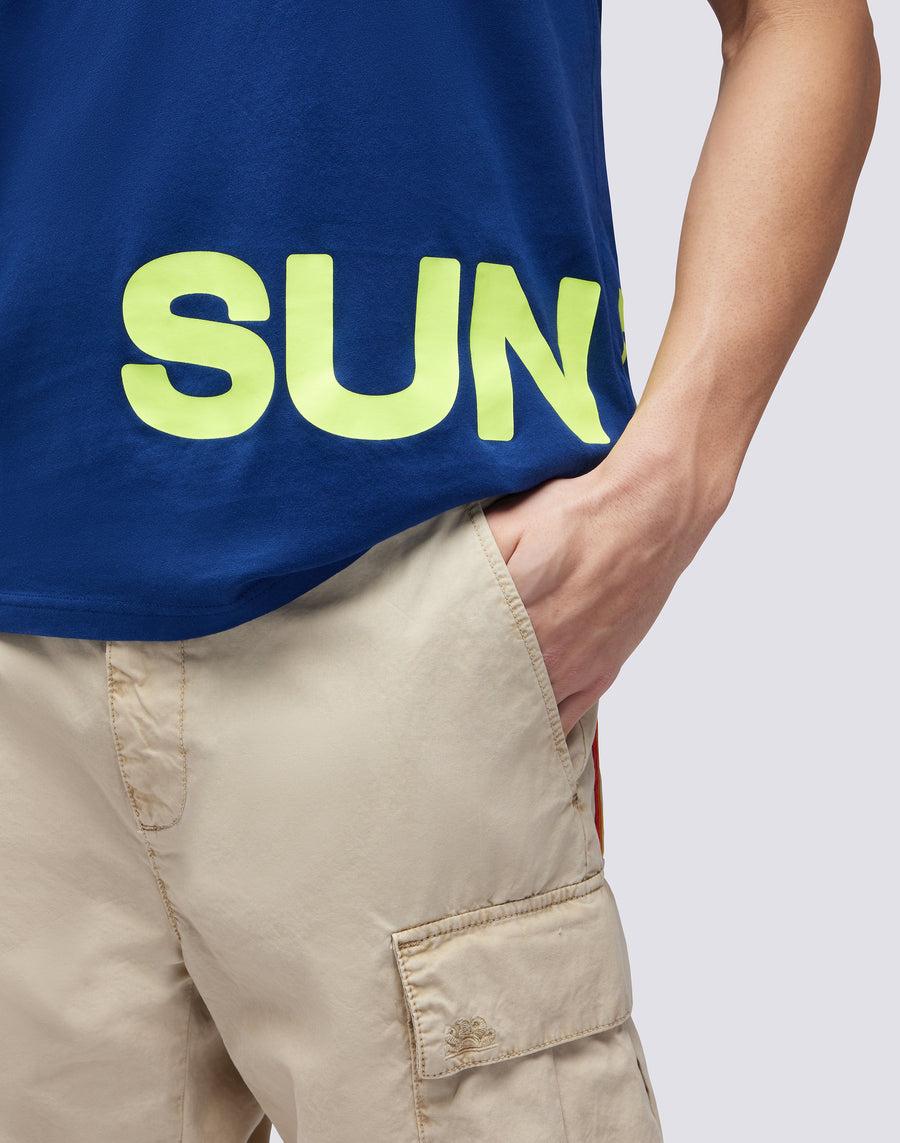 Sundek T-SHIRT LOGO BIG m608tej7800-a2501 Consegna Veloce