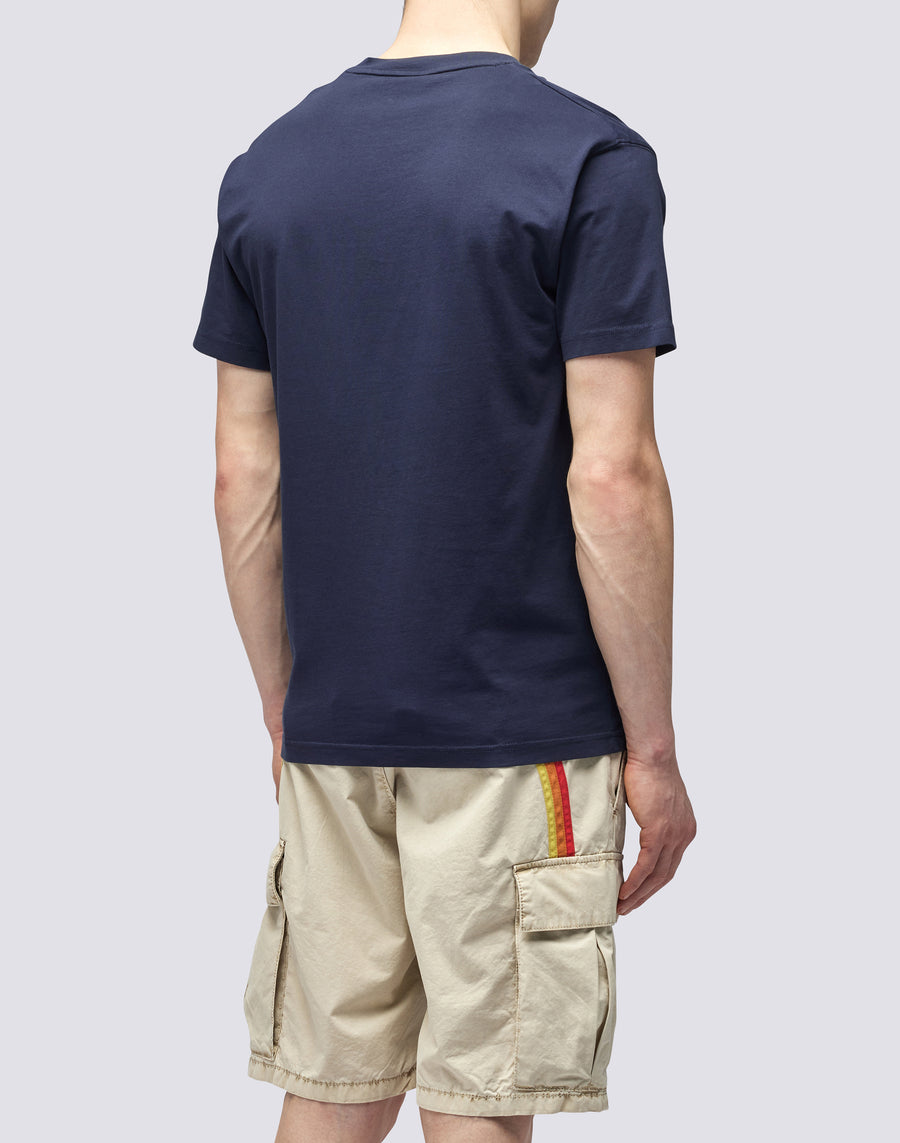 Sundek T-SHIRT LOGO RICAMO m610tej7800-00701 Vendita Calda