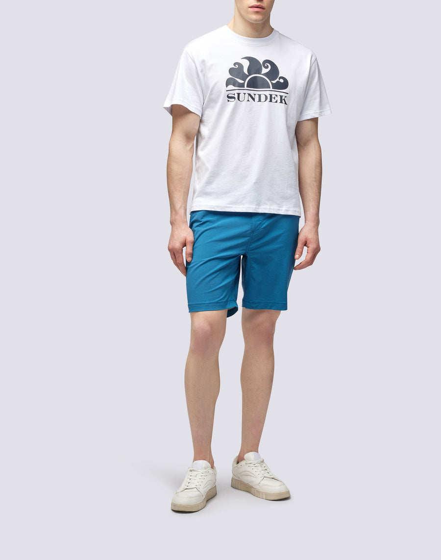 Sundek WALKSHORT IN TESSUTO QUICK DRY m164wkp8700-01201 Nuova