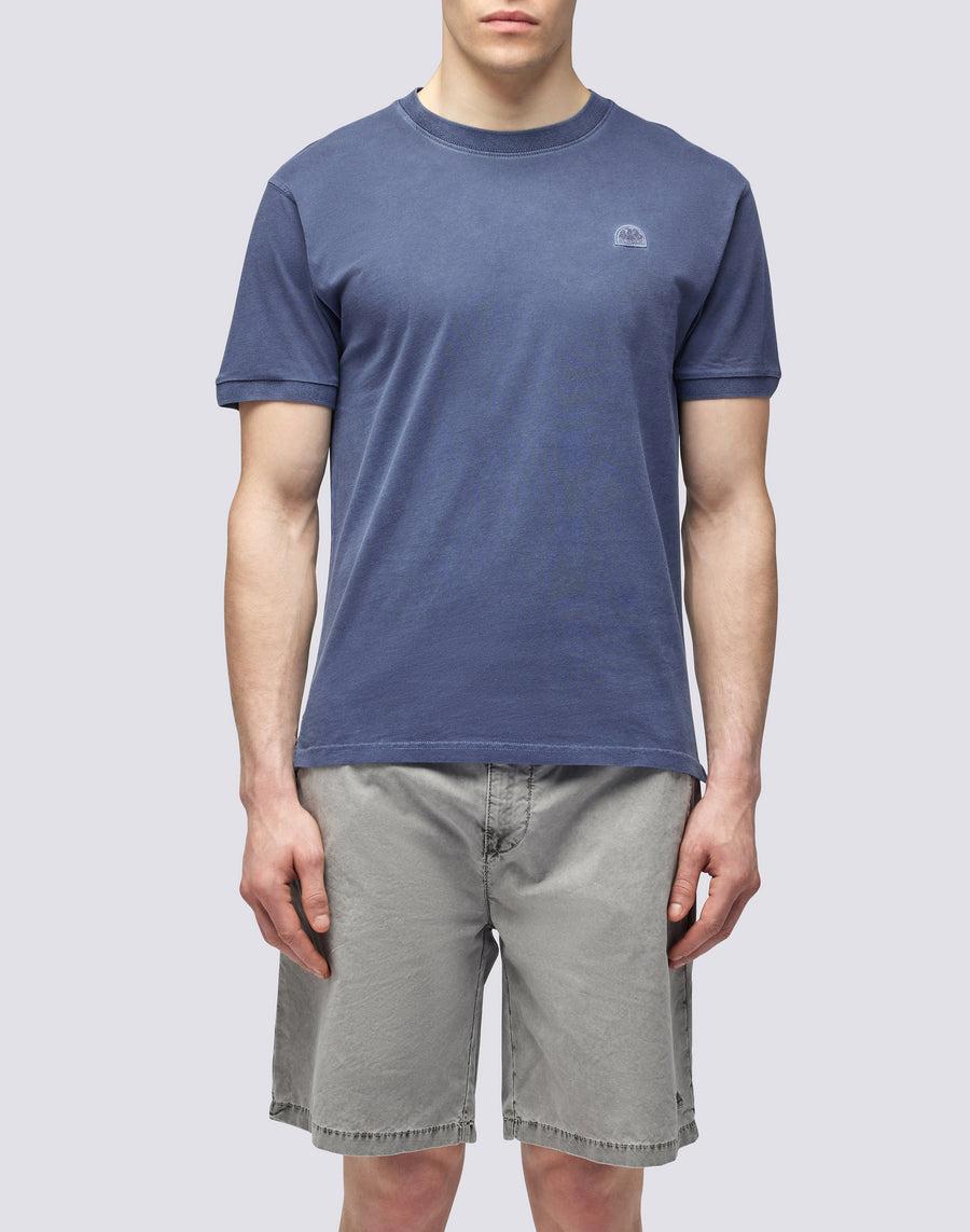 Sundek T-SHIRT NEW DEY GIROCOLLO TINTO CAPO CON LOGO m108tej78tc-00701 50% di sconto per tempo limitato