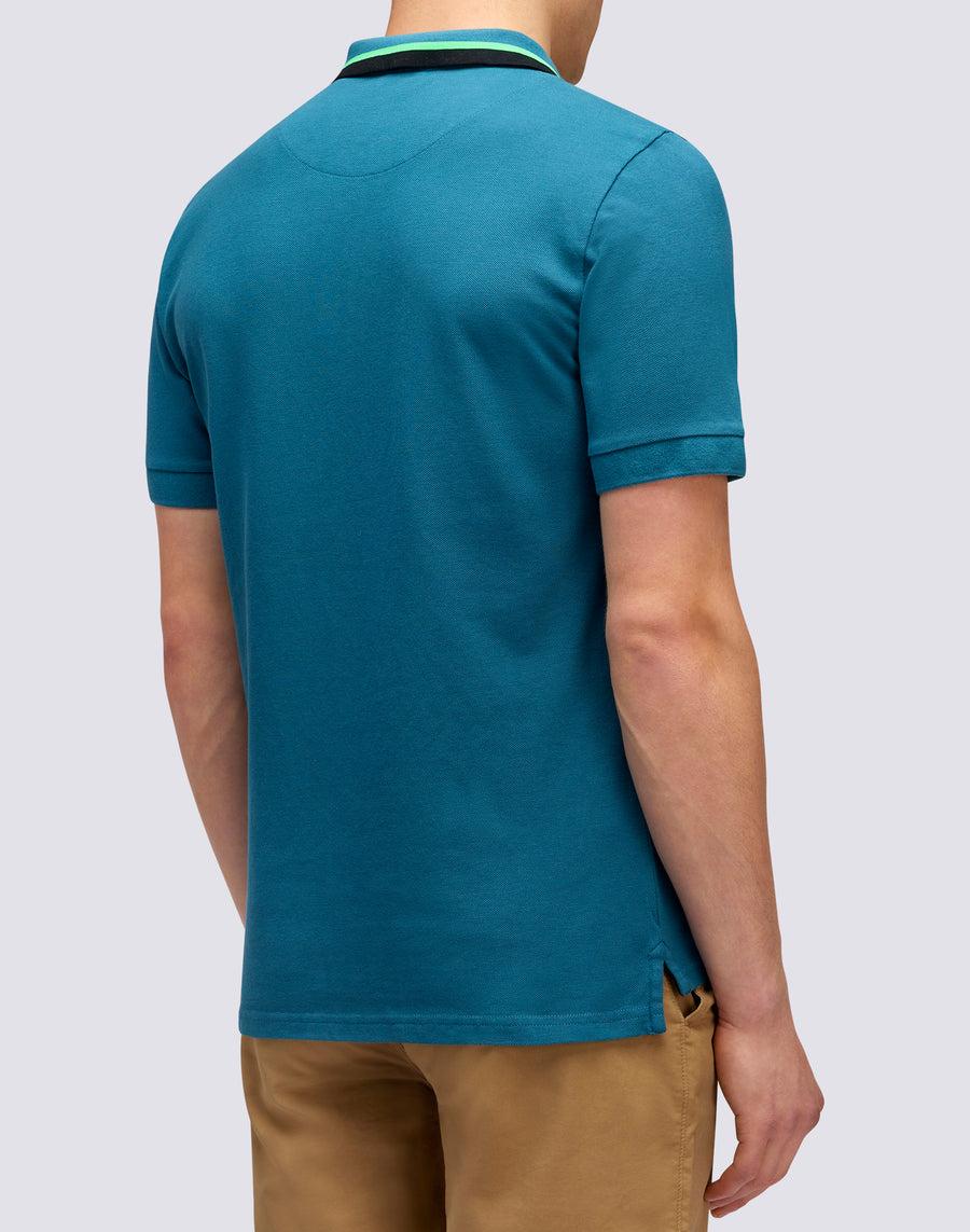 Sundek POLO IN COTONE PIQUET COMBINATO m997plpq500-a3401 Vendita