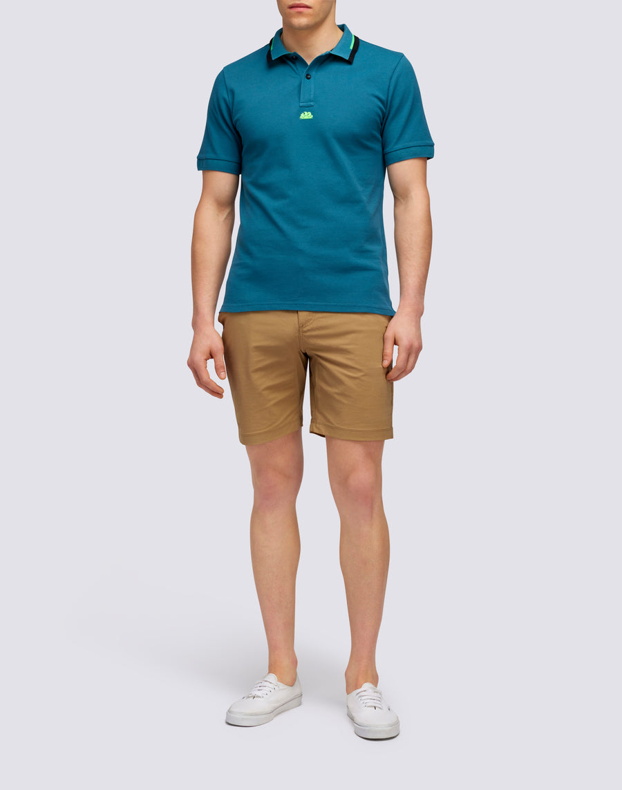 Sundek POLO IN COTONE PIQUET COMBINATO m997plpq500-a3401 Vendita