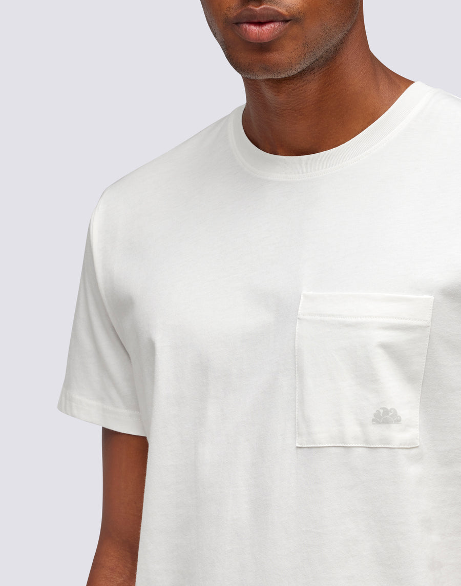 Sundek t-shirt con logo stampato m301tejr900-03900 Promozione