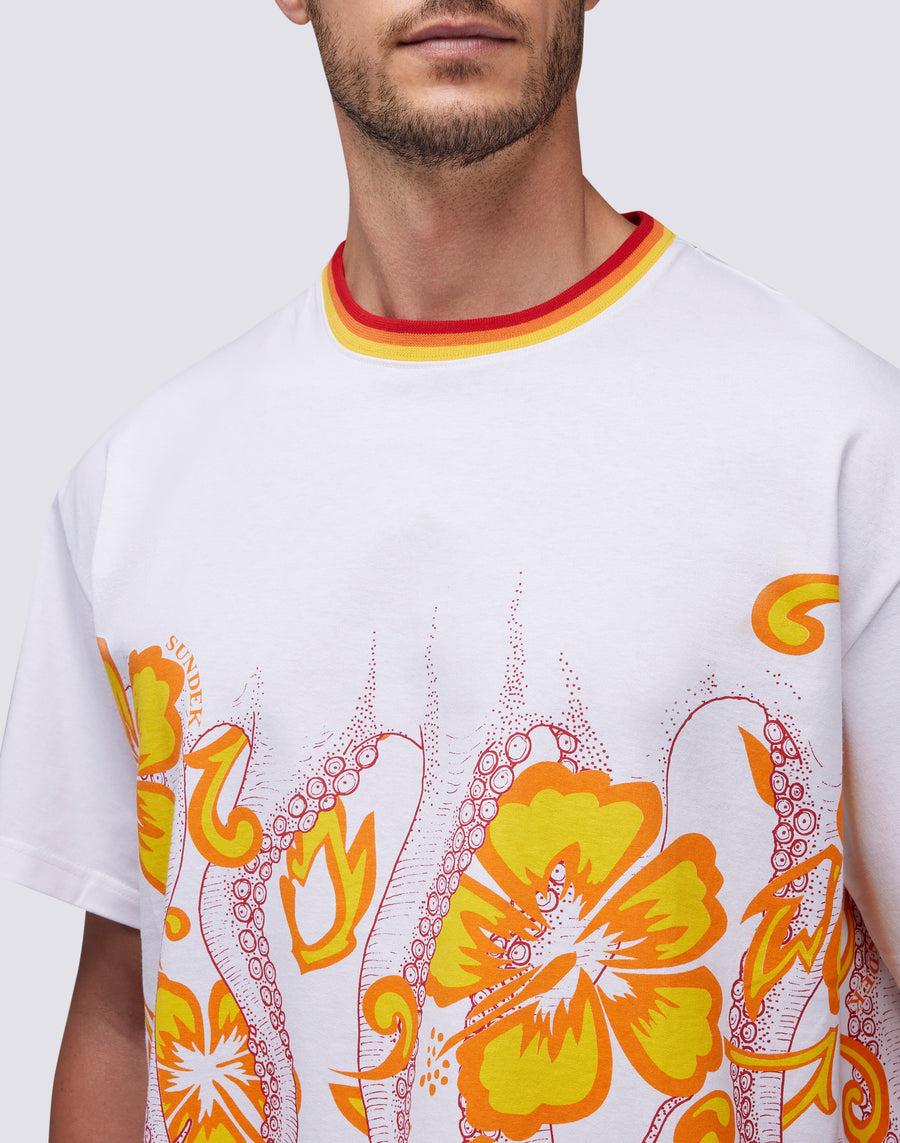Sundek SUNDEK X OCTOPUS - T-SHIRT m662tejy5ou-006ou Qualità Garantita