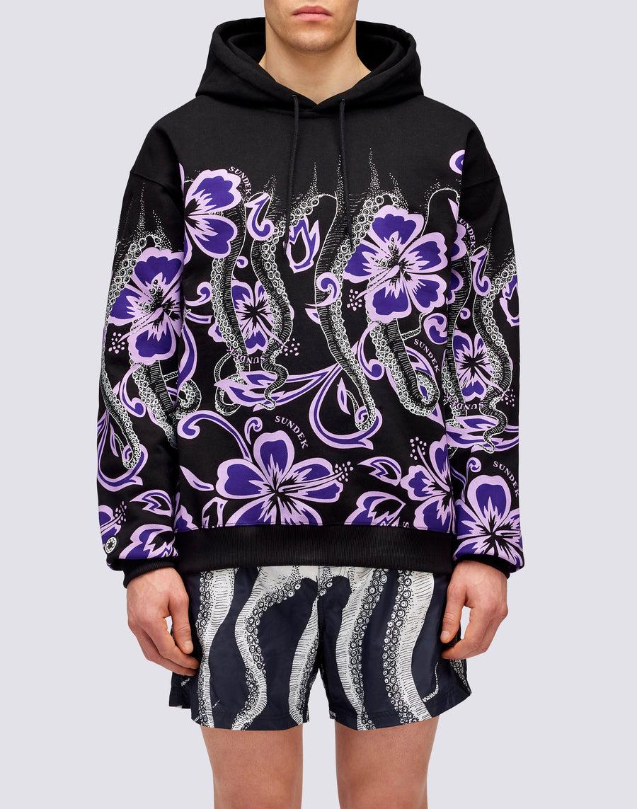 Sundek SUNDEK X OCTOPUS - FELPA CON CAPPUCCIO m786jhf94ou-004ou Negozi Online