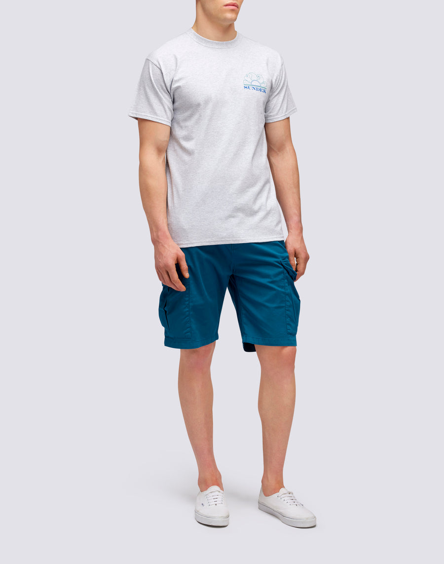 Sundek T-SHIRT HERITAGE PRINT m640tejy300-02900 Sottocosto