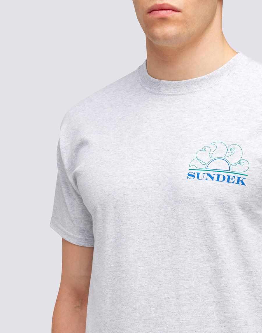 Sundek T-SHIRT HERITAGE PRINT m640tejy300-02900 Sottocosto