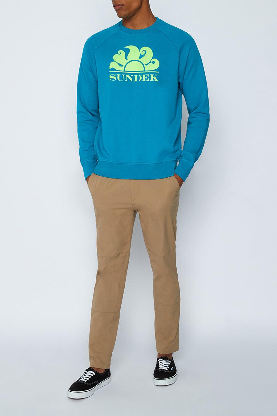 Sundek felpa a girocollo con logo M138JHF7700-69401 Convenienza