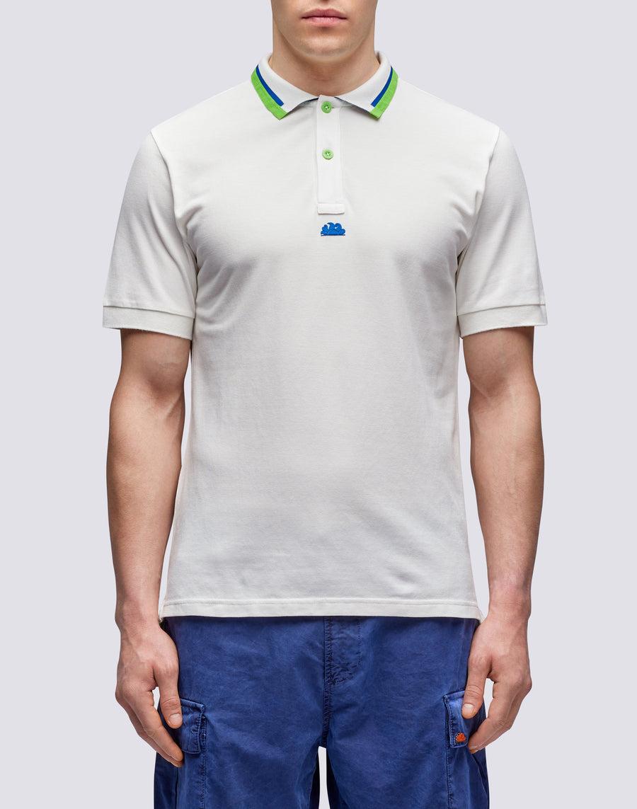 Sundek POLO IN COTONE PIQUET COMBINATO m997plpq500-03901