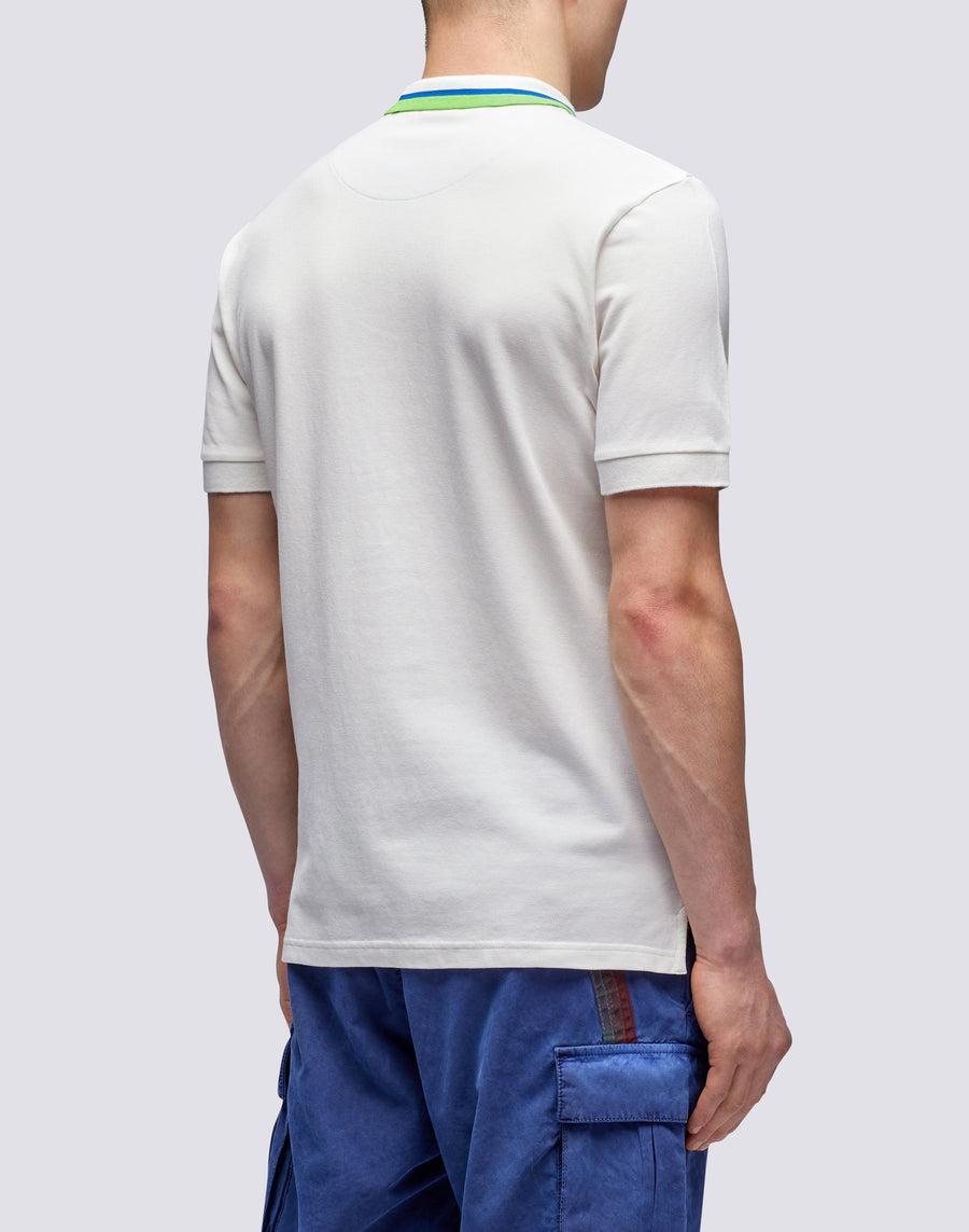Sundek POLO IN COTONE PIQUET COMBINATO m997plpq500-03901 Offerte