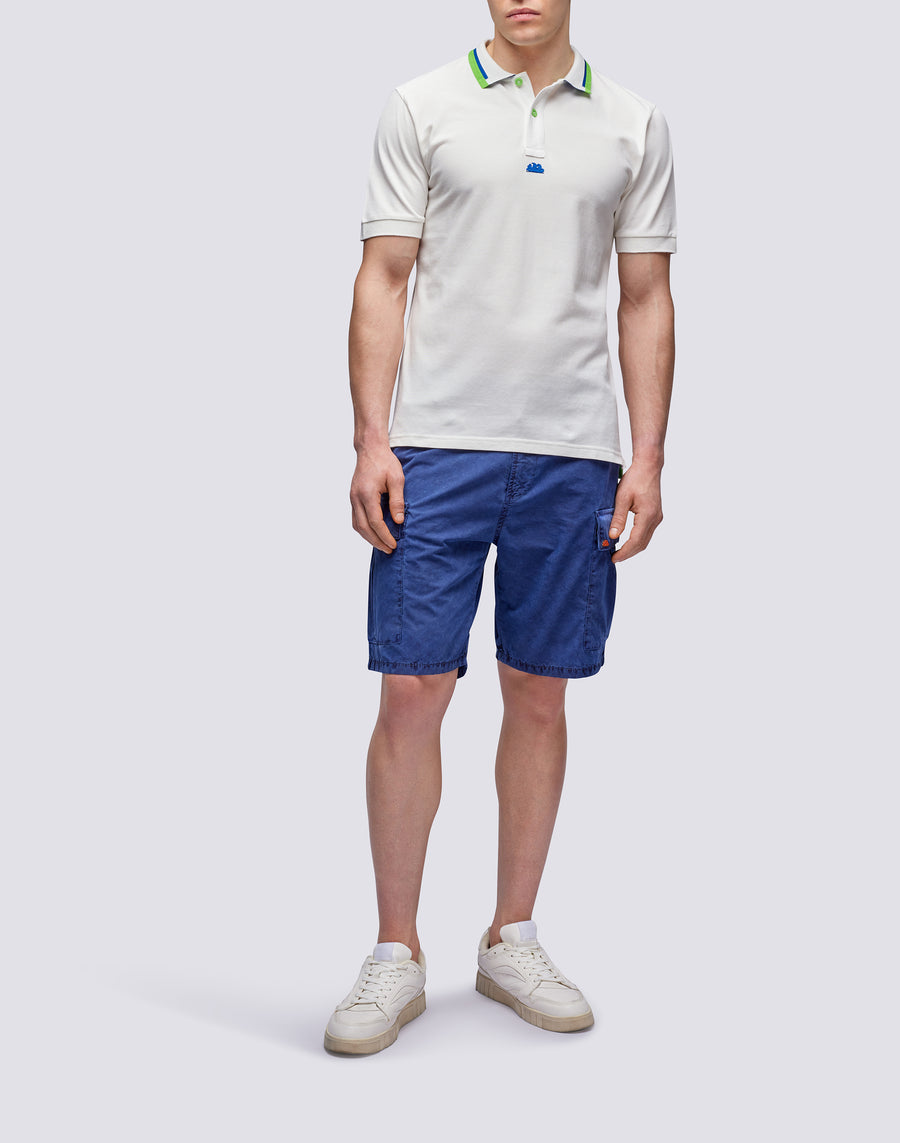 Sundek POLO IN COTONE PIQUET COMBINATO m997plpq500-03901 Offerte