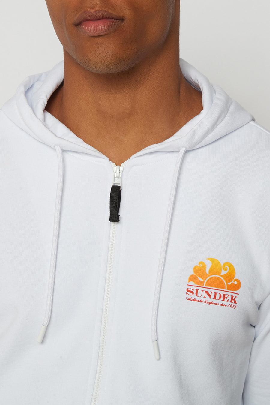 Sundek felpa in cotone con cappuccio M145JHF7700-00600 Nuova