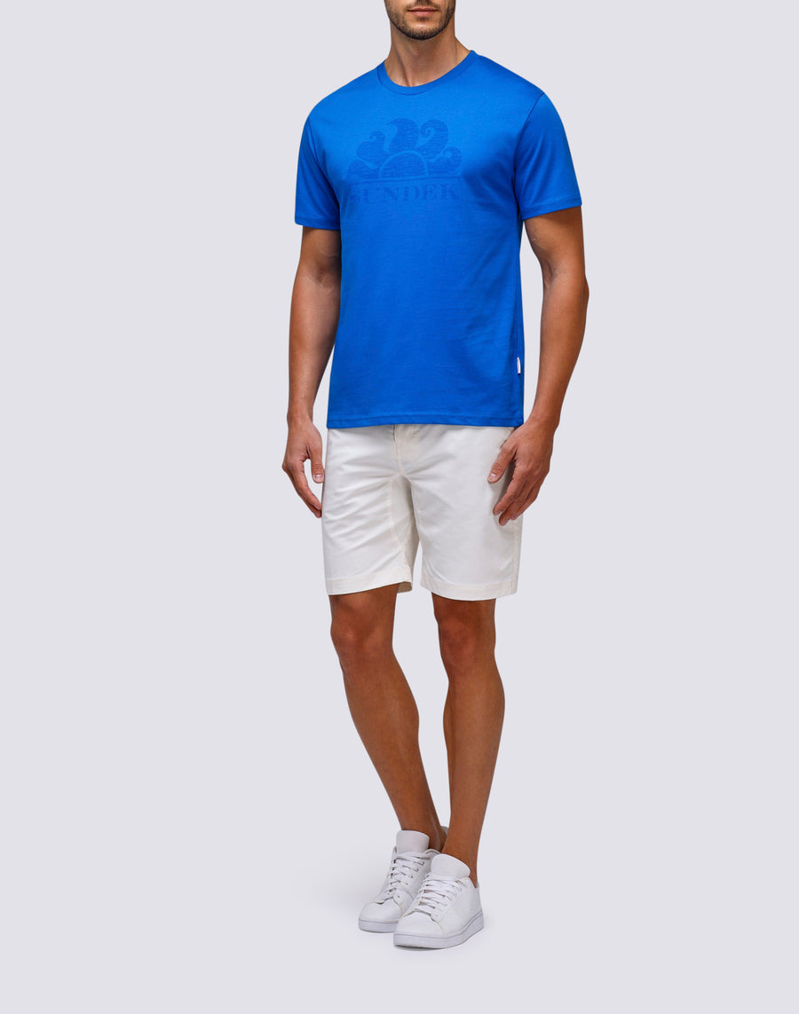 Sundek T-SHIRT MANICHE CORTE CON LOGO m021tej78ot-a2200 In Linea