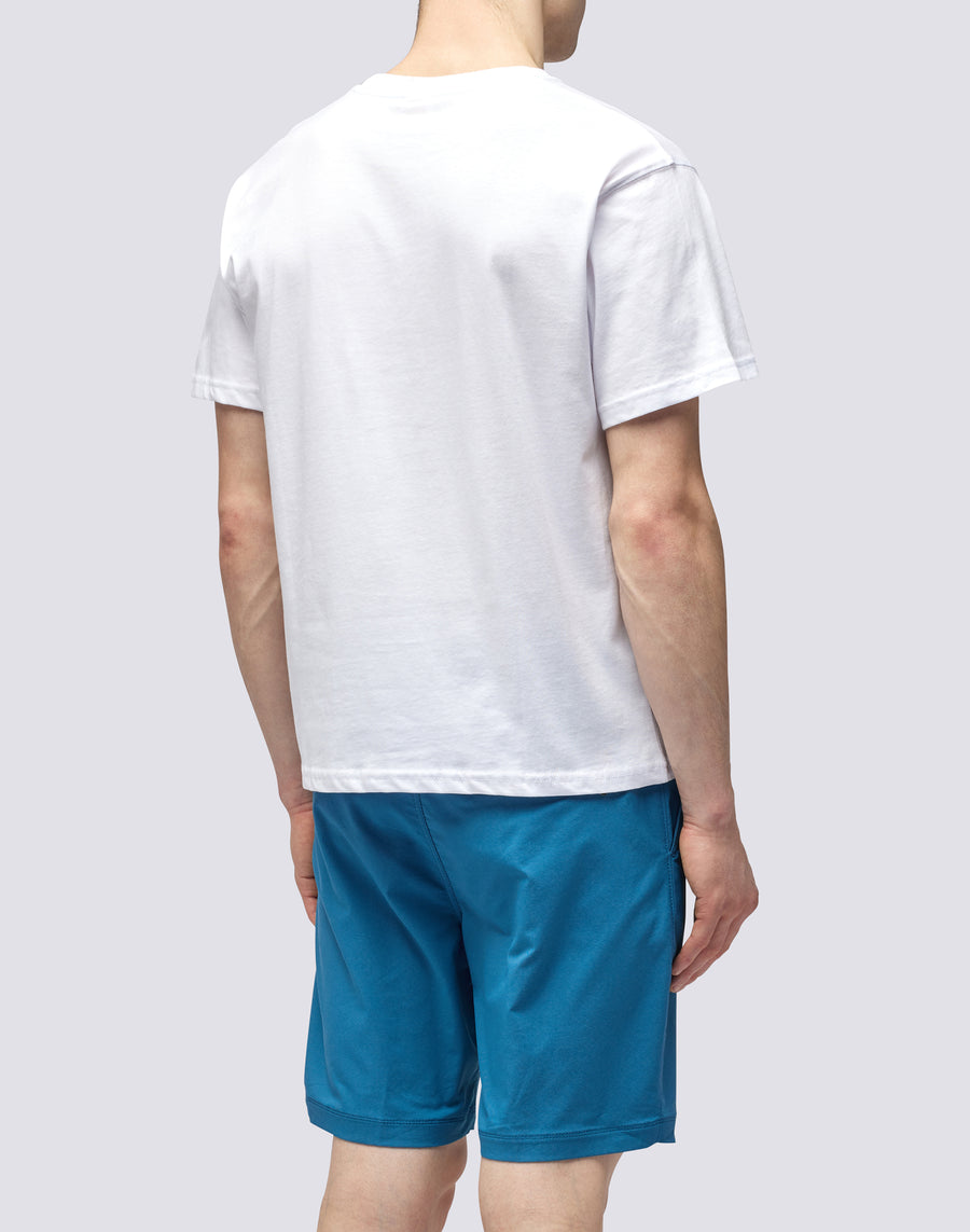 Sundek T-SHIRT GIROCOLLO CON STAMPA LOGO m021tej7800-00607 Consegna Veloce
