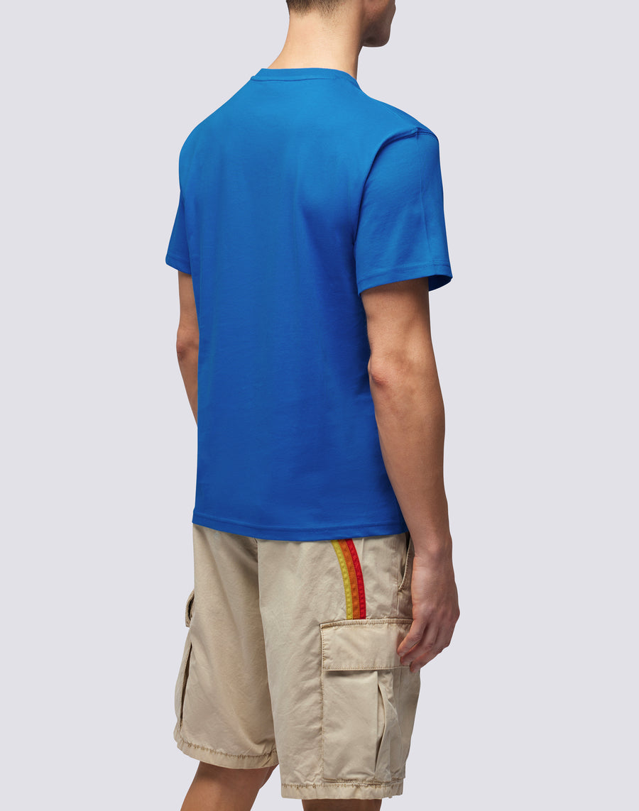 Sundek T-SHIRT GIROCOLLO CON STAMPA LOGO m021tej7800-a2201 Sottocosto