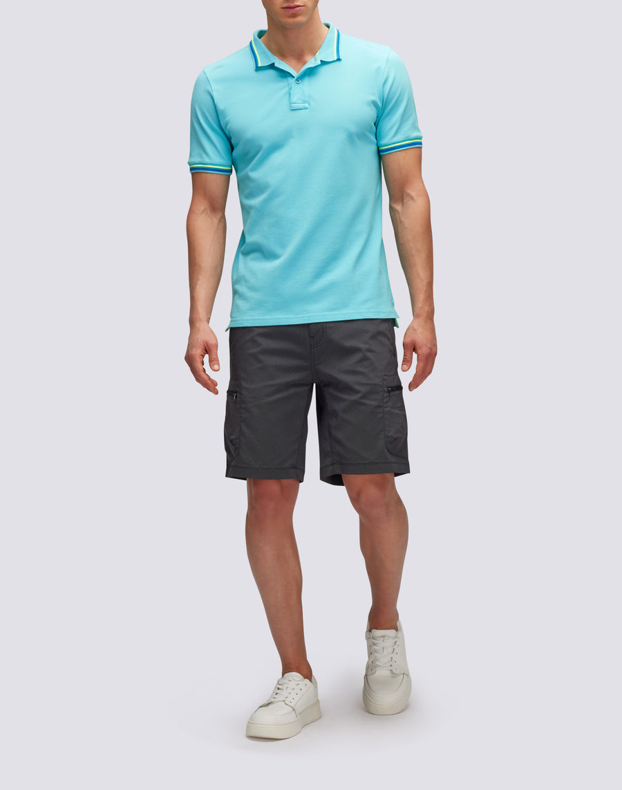 Sundek POLO BRICE IN COTONE PIQUET CON DETTAGLI TRICOLOR m779plj6500-05202 Novità